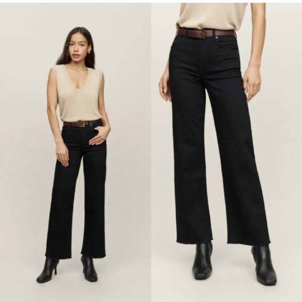 Reformation Emma High Rise Wide Leg Jeans Size 26